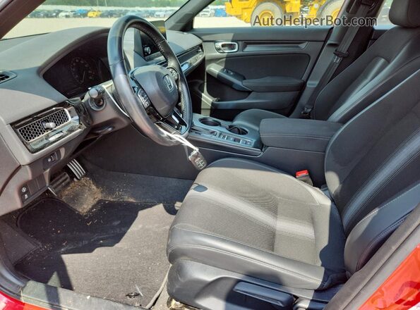 2HGFE2F59PH563128 2023 HONDA CIVIC Красный Вид салона спереди