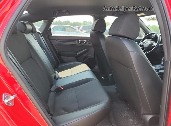 2HGFE2F59PH563128 2023 HONDA CIVIC Красный Вид задних сидений