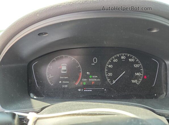 2HGFE2F59PH563128 2023 HONDA CIVIC Красный Вид щитка приборов