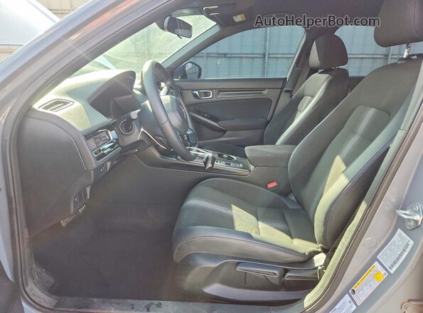 2HGFE2F59SH503844 2025 HONDA CIVIC Gray Widok wnętrza z przodu