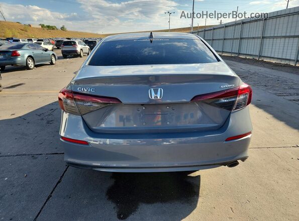 2HGFE2F59SH503844 2025 HONDA CIVIC Gray Widok z tyłu