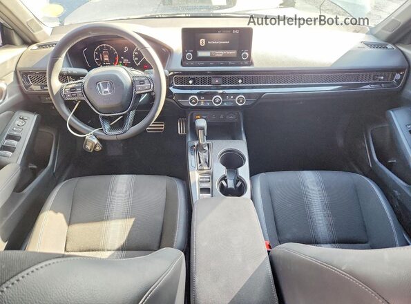 2HGFE2F59SH503844 2025 HONDA CIVIC Gray Widok deski rozdzielczej