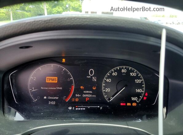 2HGFE2F59SH552378 2025 HONDA CIVIC Black Vista del cuadro de instrumentos