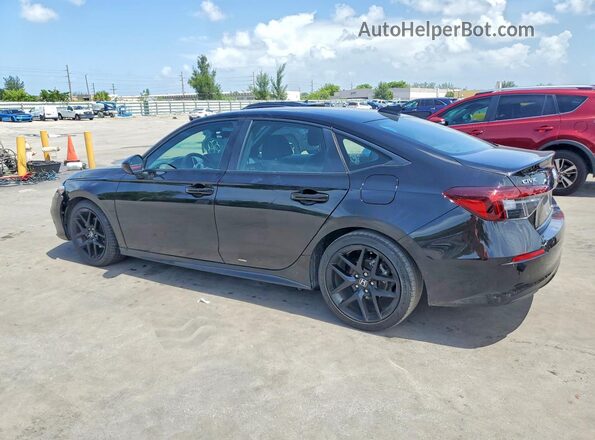 2HGFE2F59SH552378 2025 HONDA CIVIC Black Trasero izquierdo