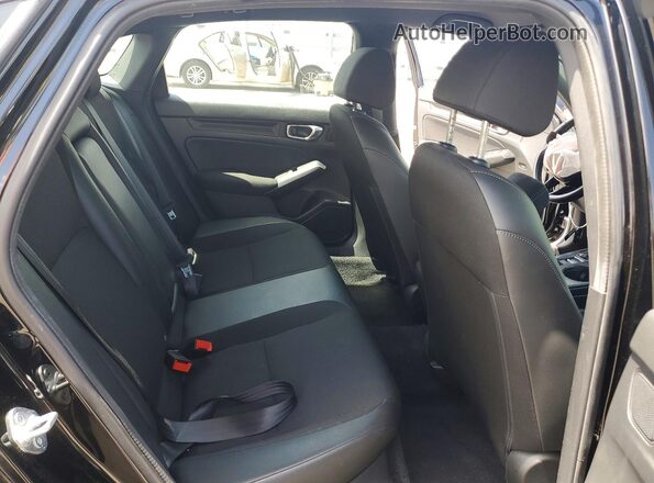 2HGFE2F59SH552378 2025 HONDA CIVIC Black Vista de los asientos traseros