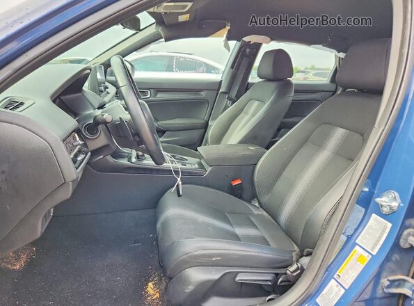 2HGFE2F59SH559315 2025 HONDA CIVIC Blue Widok wnętrza z przodu