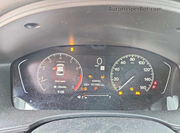 2HGFE2F59SH559315 2025 HONDA CIVIC Blue Widok zestawu wskaźników