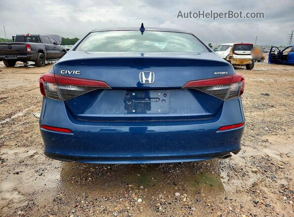 2HGFE2F59SH559315 2025 HONDA CIVIC Blue Widok z tyłu