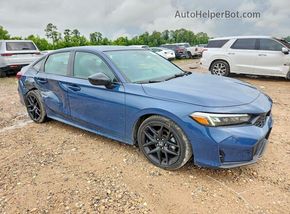 2HGFE2F59SH559315 2025 HONDA CIVIC Blue Przód prawy
