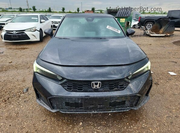2HGFE2F59SH582299 2025 HONDA CIVIC Black Դիմացի տեսք
