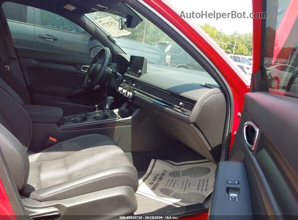 2HGFE2F59SH585221 2025 HONDA CIVIC Red Widok wnętrza z przodu