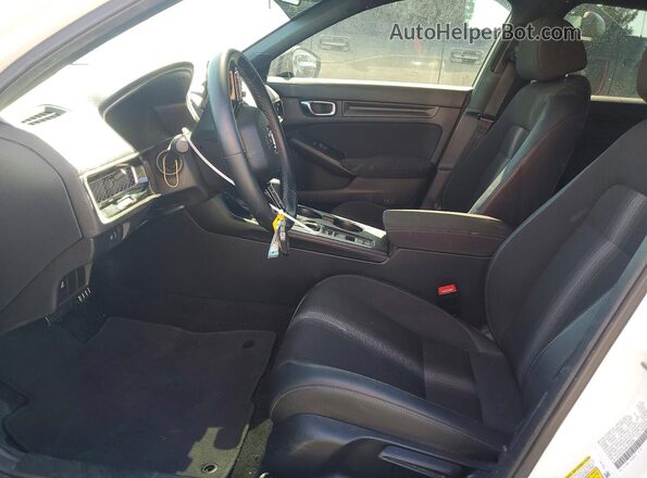 2HGFE2F59SH594694 2025 HONDA CIVIC White Widok wnętrza z przodu
