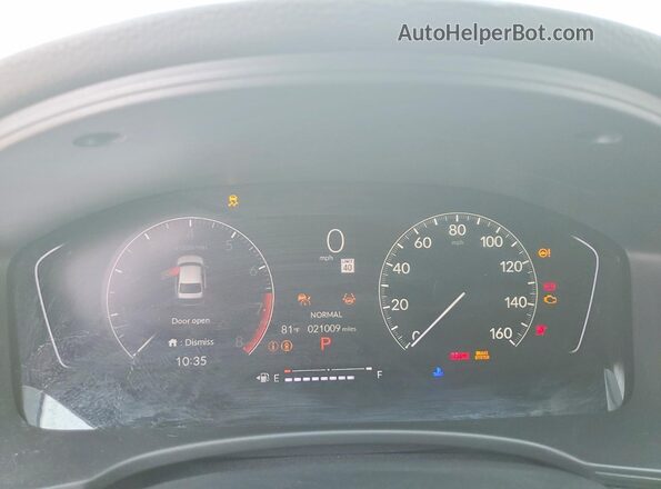 2HGFE2F59TH509273 2026 HONDA CIVIC White Instrument cluster view