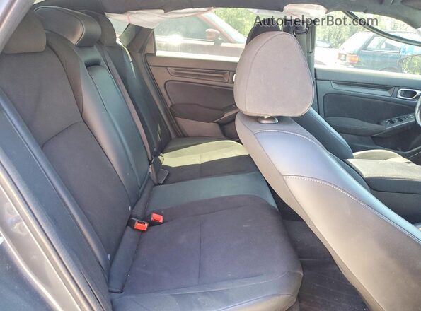 2HGFE2F5XNH120208 2022 HONDA CIVIC Gray უკანა სავარძლების ხედი