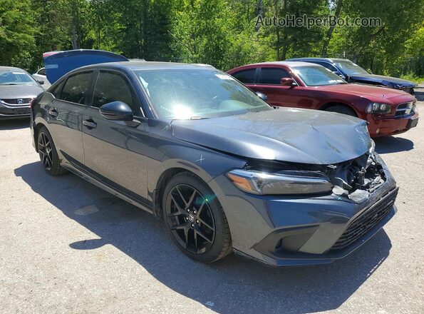 2HGFE2F5XNH120208 2022 HONDA CIVIC Gray წინა მარჯვენა