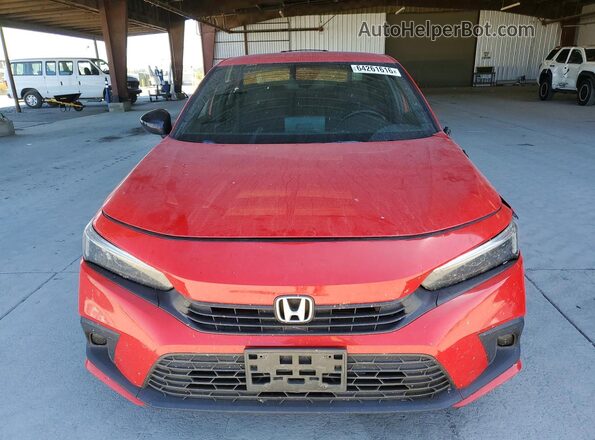 2HGFE2F5XNH500858 2022 HONDA CIVIC Red Դիմացի տեսք