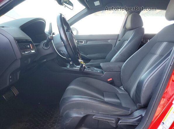 2HGFE2F5XNH500858 2022 HONDA CIVIC Red Սալոնի դիմացի տեսք