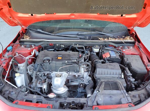 2HGFE2F5XNH500858 2022 HONDA CIVIC Red Սալոնի հետևի տեսք