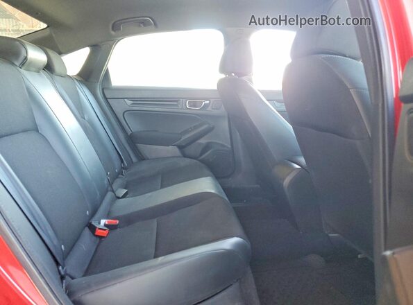 2HGFE2F5XNH500858 2022 HONDA CIVIC Red Հետևի նստատեղերի տեսք