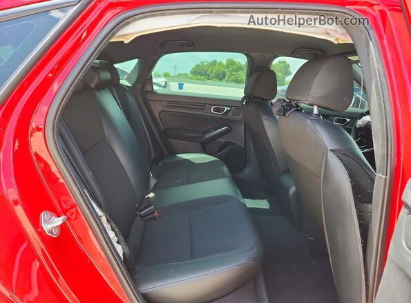 2HGFE2F5XNH501136 2022 HONDA CIVIC Red Vista de los asientos traseros
