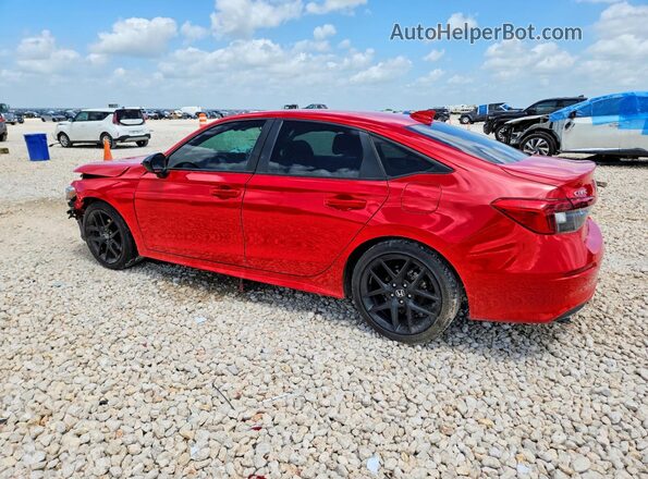 2HGFE2F5XNH501136 2022 HONDA CIVIC Red Trasero izquierdo