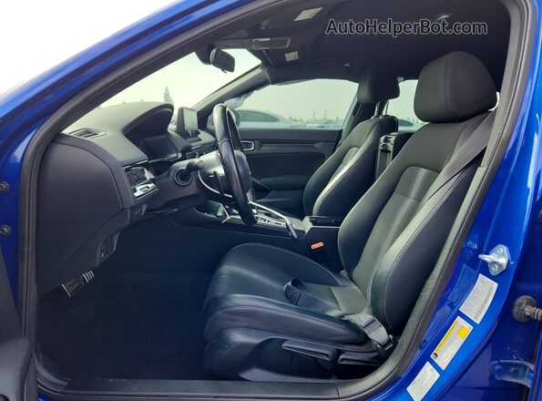 2HGFE2F5XNH528126 2022 HONDA CIVIC Blue Widok wnętrza z przodu