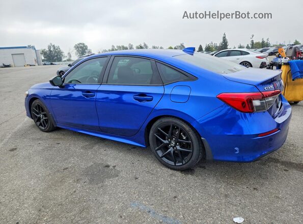 2HGFE2F5XNH528126 2022 HONDA CIVIC Blue Tył lewy