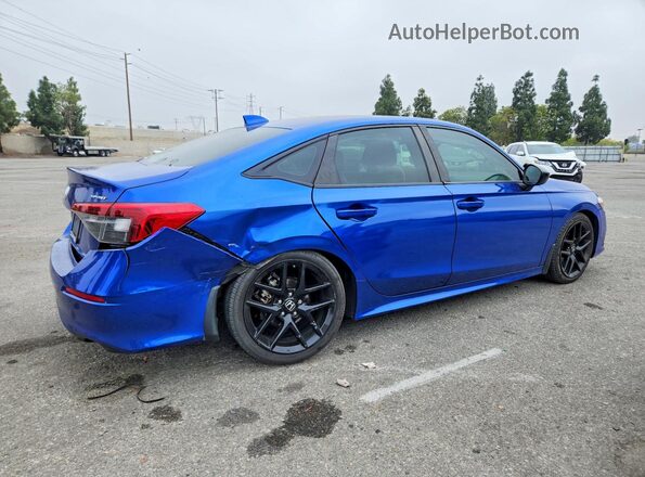2HGFE2F5XNH528126 2022 HONDA CIVIC Blue Tył prawy
