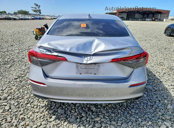 2HGFE2F5XNH530569 2022 HONDA CIVIC Silver Вид ззаду