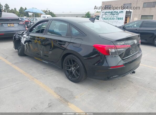 2HGFE2F5XNH558176 2022 HONDA CIVIC Black Tył lewy