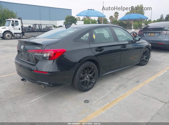 2HGFE2F5XNH558176 2022 HONDA CIVIC Black Tył prawy