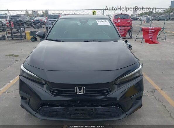 2HGFE2F5XNH558176 2022 HONDA CIVIC Black Widok wnętrza z tyłu