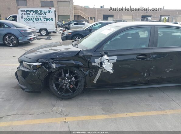 2HGFE2F5XNH558176 2022 HONDA CIVIC Black Widok z przodu