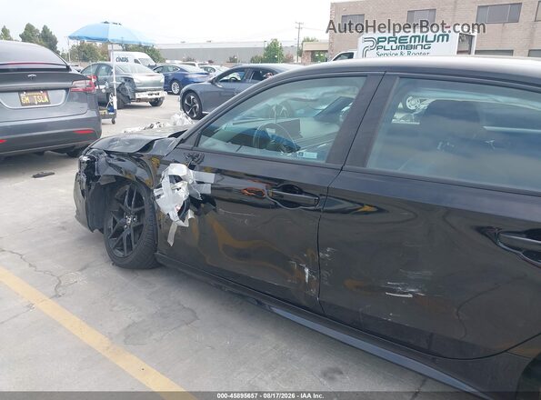 2HGFE2F5XNH558176 2022 HONDA CIVIC Black Widok zestawu wskaźników