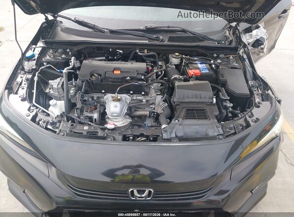 2HGFE2F5XNH558176 2022 HONDA CIVIC Black Widok z tyłu