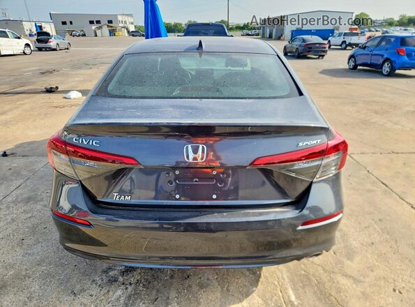 2HGFE2F5XNH574054 2022 HONDA CIVIC Gray Հետևի տեսք