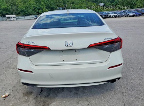 2HGFE2F5XNH587841 2022 HONDA CIVIC Белый Вид сзади