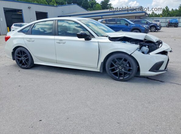 2HGFE2F5XNH587841 2022 HONDA CIVIC Белый Передняя правая четверть