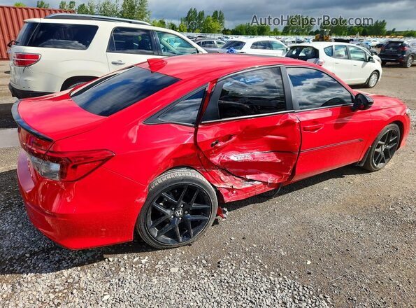 2HGFE2F5XPH111026 2023 HONDA CIVIC Красный Задняя правая четверть