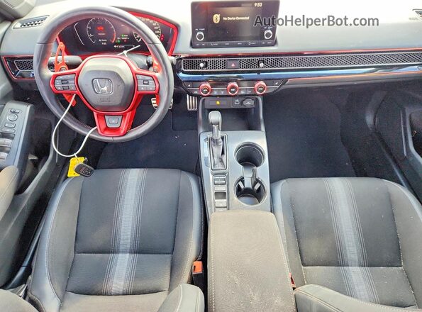 2HGFE2F5XPH111026 2023 HONDA CIVIC Красный Вид панели приборов