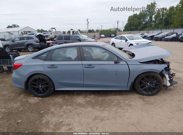 2HGFE2F5XPH540795 2023 HONDA CIVIC Gray Widok zestawu wskaźników