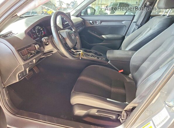 2HGFE2F5XRH503717 2024 HONDA CIVIC Gray Front interior view