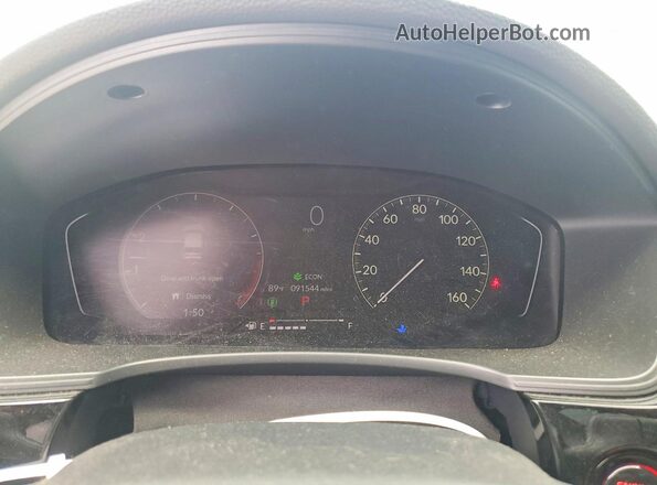 2HGFE2F5XRH535745 2024 HONDA CIVIC Blue Instrument cluster view