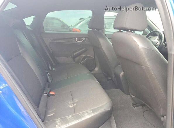 2HGFE2F5XRH535745 2024 HONDA CIVIC Blue Rear seats view