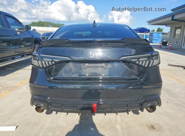 2HGFE2F5XRH573458 2024 HONDA CIVIC Black Widok z tyłu