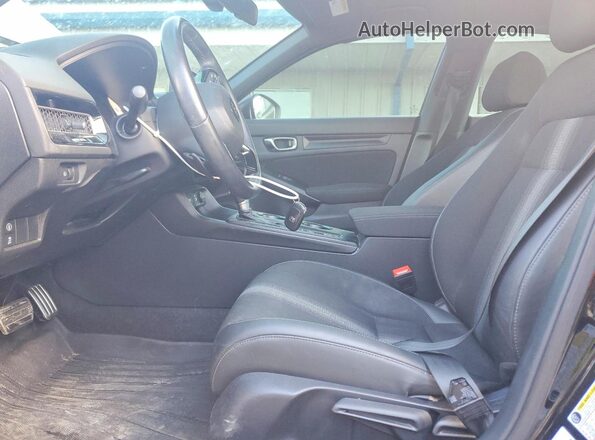 2HGFE2F5XRH573458 2024 HONDA CIVIC Black Widok wnętrza z przodu
