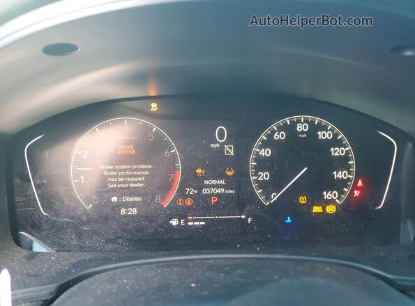 2HGFE2F5XRH573458 2024 HONDA CIVIC Black Widok zestawu wskaźników
