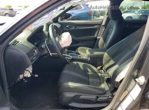 2HGFE2F5XSH513699 2025 HONDA CIVIC Gray Вид салону спереду