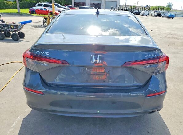 2HGFE2F5XSH513699 2025 HONDA CIVIC Gray Вид ззаду