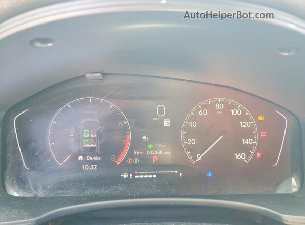 2HGFE2F5XSH513699 2025 HONDA CIVIC Gray Вид щитка приладів